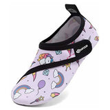 VIFUUR Kids Water Shoes Rainbow Unicorn Girls Boys