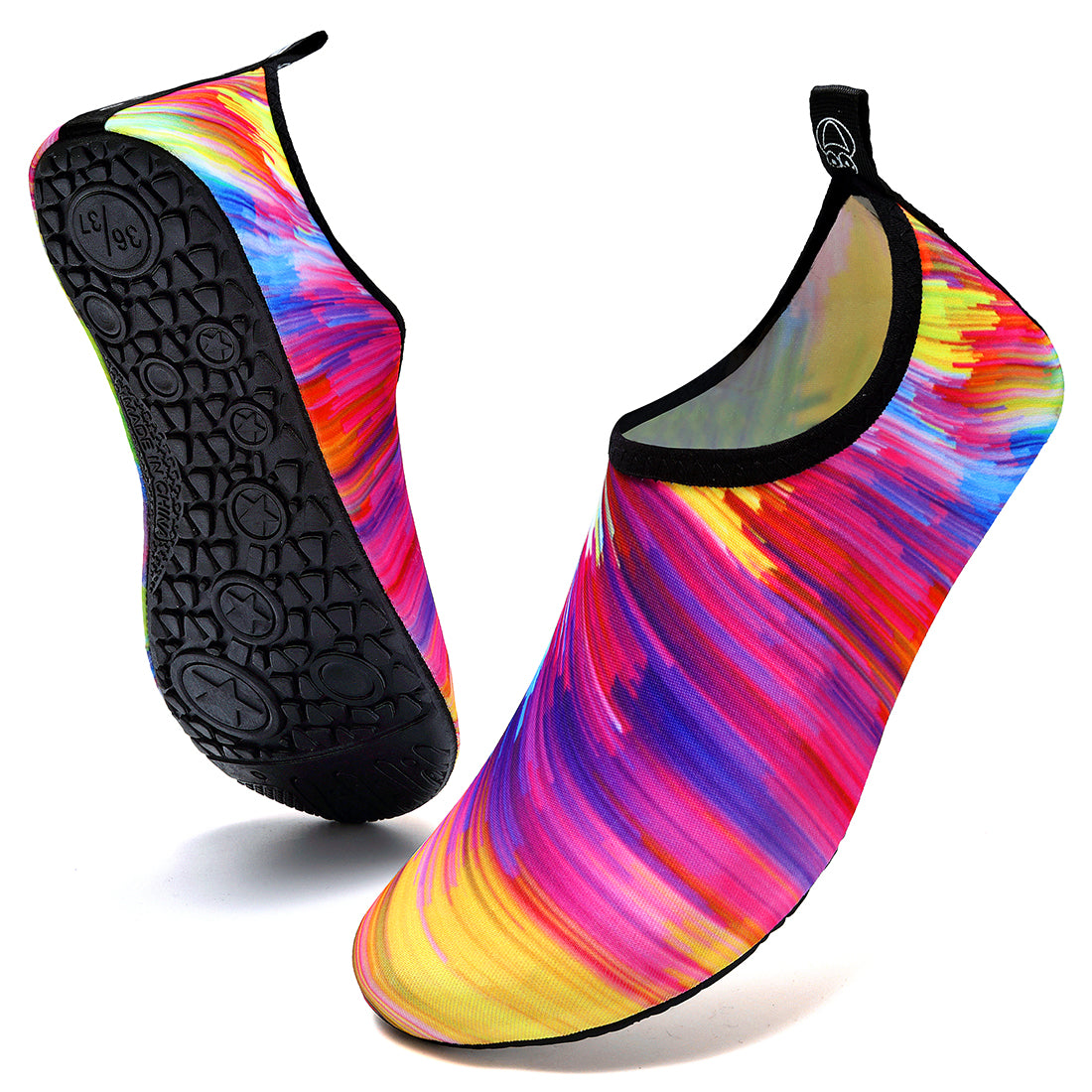 VIFUUR Water Sports Shoes Barefoot Quick-Dry Aqua Yoga Socks Slip-on for  Men Women