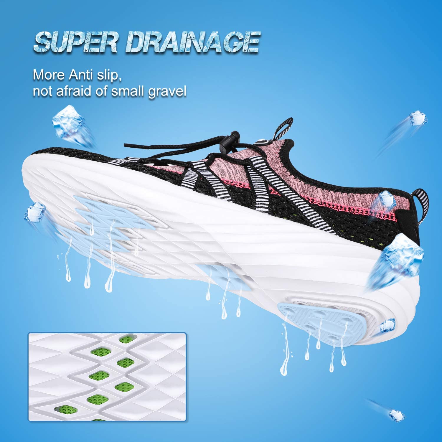 Vifuur Athletic Water Shoes for Men Vifuur